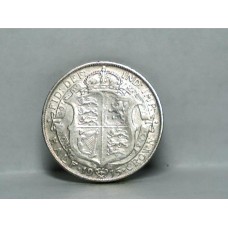 GREAT BRITAIN UK 1915 . HALF 1/2 CROWN . KING GEORGE V